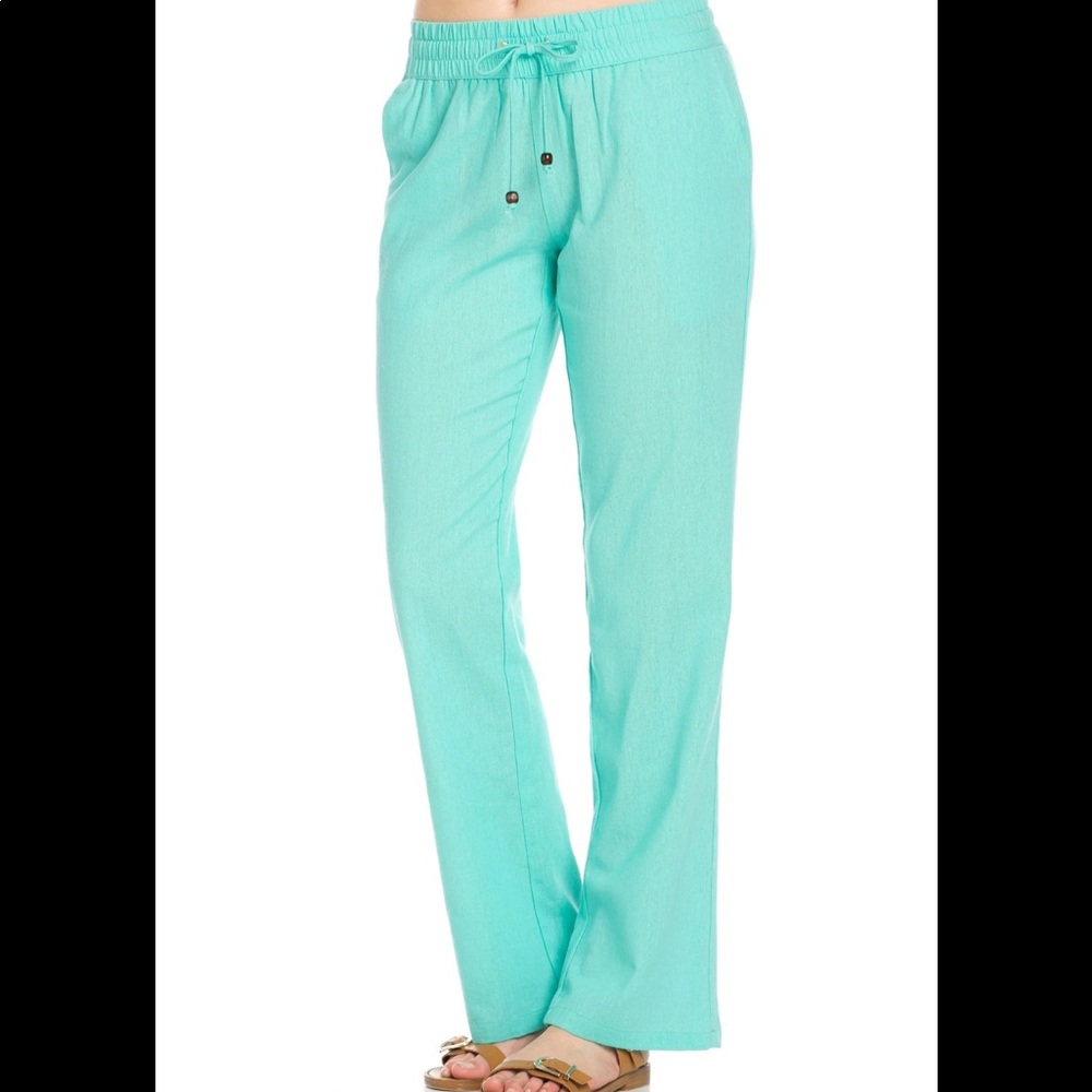 L.L. Bean Cotton Beach Pants - Picture 1 of 9